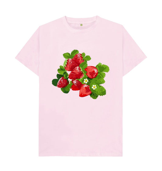 Pink Strawberry Summer Tee