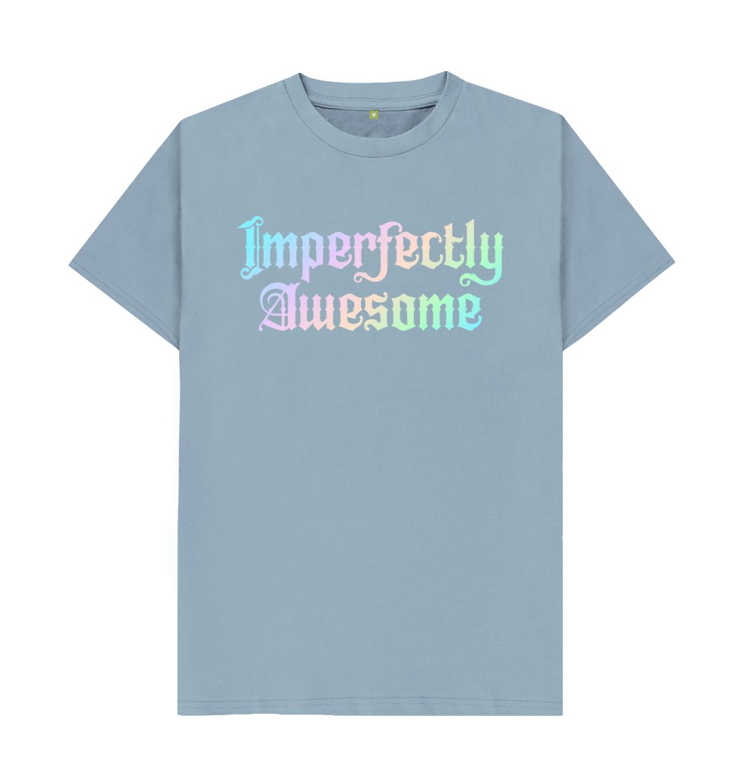 Stone Blue Imperfectly Awesome Tee