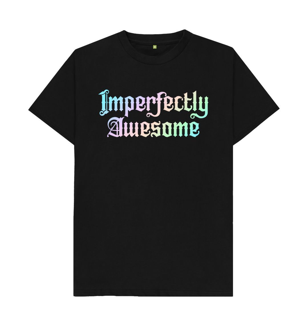 Black Imperfectly Awesome Tee