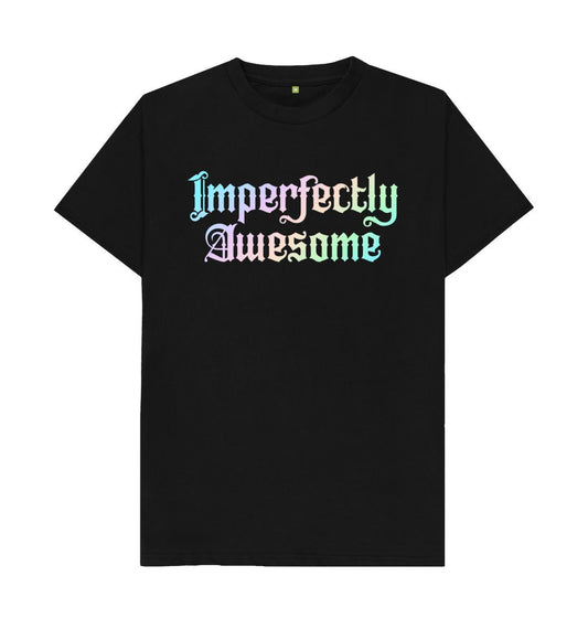 Black Imperfectly Awesome Tee