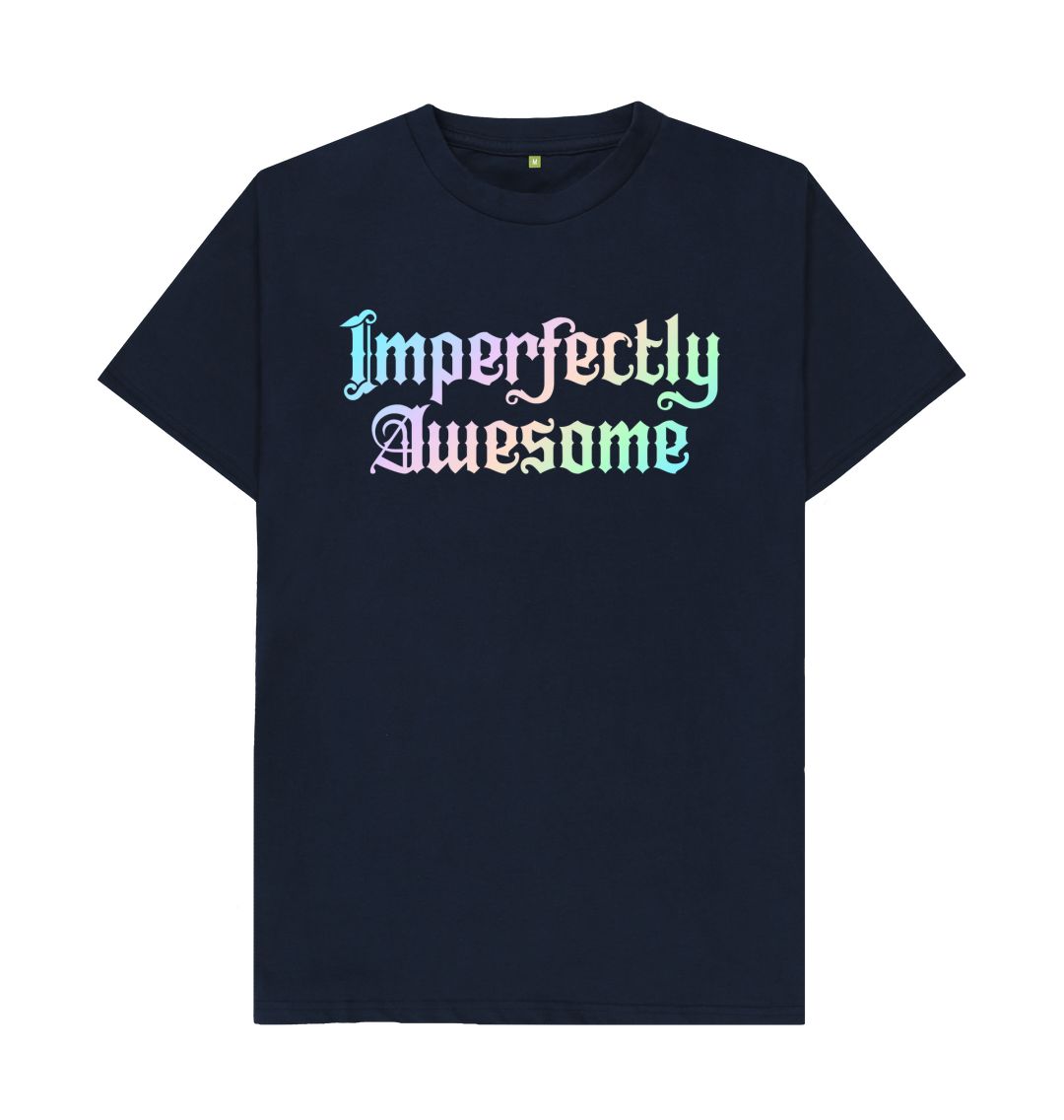 Navy Blue Imperfectly Awesome Tee