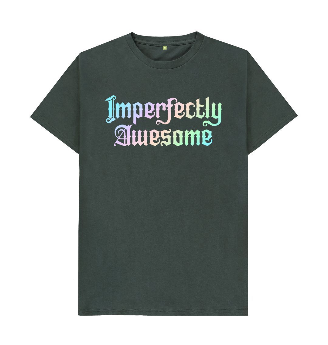 Dark Grey Imperfectly Awesome Tee